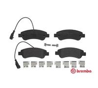 Brake Pad Set, disc brake BREMBO P 61 125 for PEUGEOT BOXER Bus 2 2015-2019