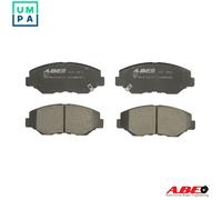 ABE Brake Pads C14049ABE – Disc Brake Front Low-Metallic – Fits Honda Pilot, CR-V I/II/V, Stepwgn