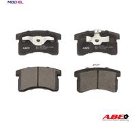 BRAKE PAD SET DISC BRAKE C16010ABE FOR DAIHATSU CHARADE/CENTRO/IV CUORE/III 0.8L