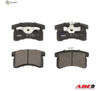 BRAKE PAD SET DISC BRAKE C16010ABE FOR DAIHATSU CHARADE/CENTRO/IV CUORE/III 0.8L