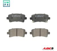 ABE Elektrotechnik GmbH Brake Pads C2X015ABE Rear Axle Disc Brake for SAAB OPEL CHEVROLET