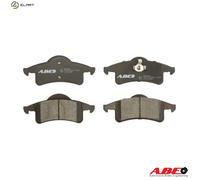 Brake Pad Set, disc brake ABE C2Y003ABE for JEEP CHEROKEE (XJ) 4 1998-2001