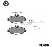 BRAKE PAD SET DISC BRAKE C3016N FOR VW CRAFTER/30-50/Platform/Chassis/Van/Bus