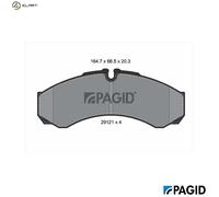BRAKE PAD SET DISC BRAKE C4030N FOR RENAULT TRUCKS MASCOTT/Platform/Chassis 2.8L