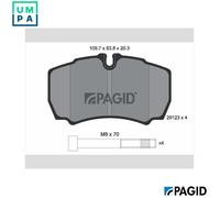 PAGID C4064N Brake pad set