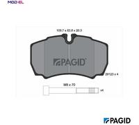 BRAKE PAD SET DISC BRAKE C4064N FOR IVECO DAILY/VI/Platform/Chassis/Van/Bus 3.0L