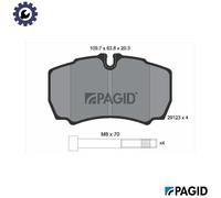 BRAKE PAD SET DISC BRAKE C4064N FOR IVECO DAILY/VI/Platform/Chassis/Van/Bus 3.0L