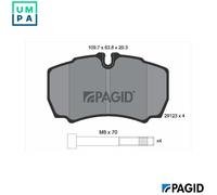 BRAKE PAD SET DISC BRAKE C4064N FOR IVECO DAILY/VI/Platform/Chassis/Van/Bus 3.0L