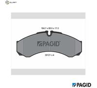PAGID C4074N Brake pad set