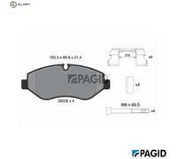 BRAKE PAD SET DISC BRAKE C6023N FOR IVECO DAILY/VI/Van/Platform/Chassis/Bus 3.0L