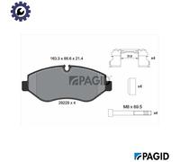 BRAKE PAD SET DISC BRAKE C6023N FOR IVECO DAILY/VI/Van/Platform/Chassis/Bus 3.0L