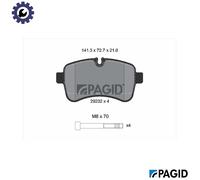 PAGID C6029N Brake pad set