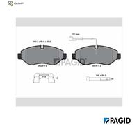 BRAKE PAD SET DISC BRAKE C9005N FOR NISSAN YD25K3LD-5HO/5MI/5LO 2.5L 4cyl