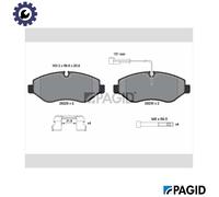 BRAKE PAD SET DISC BRAKE C9005N FOR NISSAN YD25K3LD-5HO/5MI/5LO 2.5L 4cyl