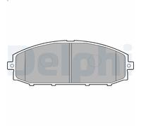 Delphi Brake Pad Set LP1305 - Low-Metallic, Disc Brake - Fits Nissan Patrol GR Mk II Wagon