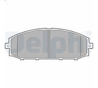 Delphi Brake Pad Set LP1305 - Low-Metallic, Disc Brake - Fits Nissan Patrol GR Mk II Wagon