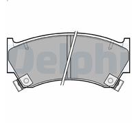 Front Disc Brake Brake Pad Set Delphi LP1590 Fits Nissan Almera Braking System