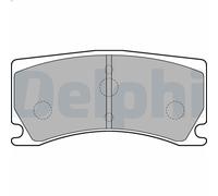 Brake Pad Set, disc brake DELPHI LP2217 for PEUGEOT RCZ 1.6 2013-2015