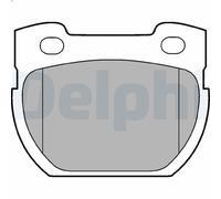 Delphi LP777 Brake Pads Set Rear With Anti-Squeak Plate Fits Land Rover Defender