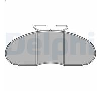 Brake Pad Set, disc brake DELPHI LP828 For NISSAN