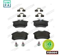 Ferodo FDB4260 Brake Pad Set, disc brake - (set of 4)