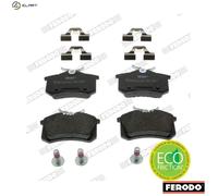 FERODO Brake Pads | FDB4260 | OE-Matching Quality | Eco-Friction Fuse+ Technology | Pack of 4