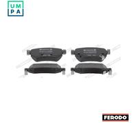 Rear Brake Pads FERODO for PEUGEOT 4008 CITROËN 1.6 1.8 2.0