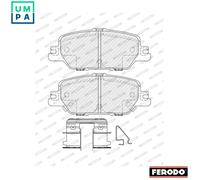 FERODO FDB4961 Disc Brake Brake Pad Set Rear Axle Braking Fits Honda CR-V 5