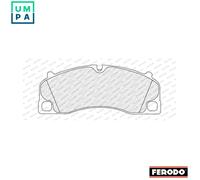 FERODO FDB5436 Disc Brake Brake Pad Set Front Fits Porsche 911 Convertible Targa