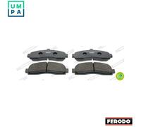 Brake pads FDB859 FERODO for NISSAN MICRA II