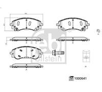 FEBI BILSTEIN 1000641 Brake pad set