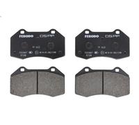 Brake Pad Set, disc brake FERODO FDS1667 for ABARTH PUNTO EVO 1.4 2009-2012
