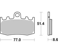Brake Pad Set, disc brake fits: BMW HP HP 2 Megamoto (RHP2),BMW K K 1200 GT (