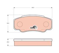 Brake Pad Set, disc brake fits: LIFAN FOISON Bus 1.3,LIFAN VAN Bus 1.3,LIFAN