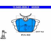 Brake Pad Set, disc brake for ALFA ROMEO FIAT LANCIA:145,146,155,GTV,COUPE
