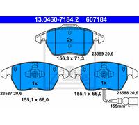 BRAKE PADS FRONT VW GOLF V 2003-, PASSAT 2005-, CADDY 2004-