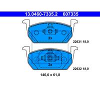 Brake Pad Set, disc brake for AUDI SEAT SKODA VW:LEON,ARONA,KAMIQ,SCALA
