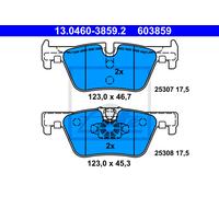 ATE Brake Pads 13.0460-3859.2 - Disc Brake Set for BMW 1/3/4 (F20 F21 F23)