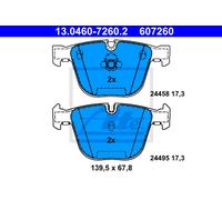 DISC BRAKE PADS SET FOR BMW X6 E71 E72 N63 B44 A X5 F15 F85 S63 B44 B ATE