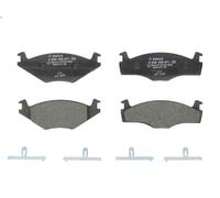 Bosch Brake Pads BP736 Front Axle - ECE-R90, Copper-Free, Reduced Noise & Dust - 1 Set (4 pads)