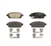 Bosch BP1661 Car Brakes Pads - Rear Axle - ECE-R90 Certified - 1 Set of 4 Pads