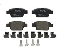 Brake Pad Set, disc brake for BOSCH 986 494 03 for MITO (955_) 1.3 2008-2010