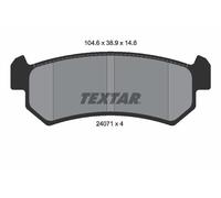 TEXTAR 2407101 Brake pad set