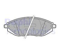 DELPHI LP2218 Brake pad set