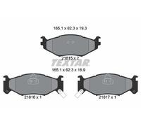 Brake Pad Set, disc brake for CHRYSLER DODGE:SPIRIT,PHANTOM,CARAVAN,SARATOGA