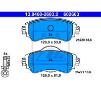 Brake Pad Set, disc brake for CITROËN:C4 II,C4 II Hatchback Van 4254A9