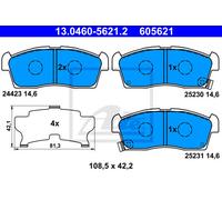 Brake Pad Set, disc brake for CITROËN MITSUBISHI PEUGEOT SUZUKI:i,ION,C-ZERO