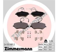 BRAKE PAD SET DISC BRAKE 24133.185.2 FOR PEUGEOT CITROEN C5/III/Break C6 2.2L C6