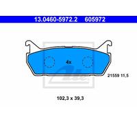 ATE 13.0460-5972.2 Brake pad set