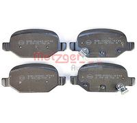 BRAKE PAD SET DISC BRAKE 1170818 FOR FIAT 312A2.000/A7.000 0.9L 2cyl PANDA 1.2L